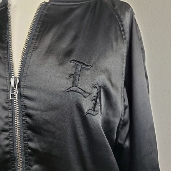 PacSun black oversized bomber jacket - Picture 8 of 8